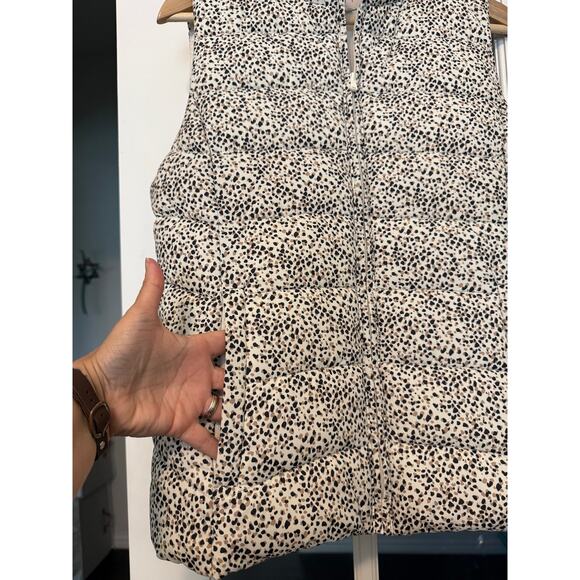 LOFT WOMEN VEST ANIMAL PRINT MULTICOLOR FULL ZIP WITH ZIP POCKETS small - Picture 8 of 10